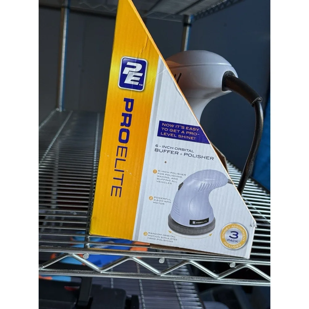 ProElite 6in Buffer Polisher AC 120V, 0.4A, 3500rpm Direct drive